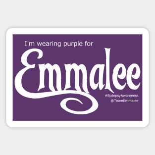 Purple for Emmalee Sticker